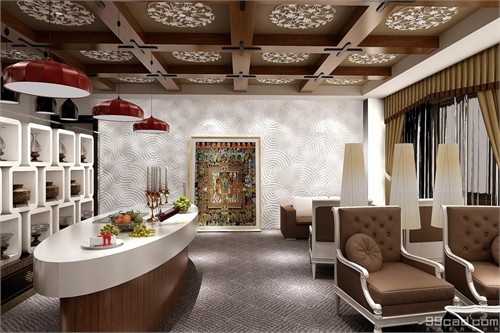 阿森設計-和藤醫藥西藏展廳_美國室內設計中文網