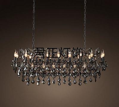 君正手工藝術(shù)設(shè)計(jì)東南亞風(fēng)格天然玻璃鐵藝酒店會所茶室裝飾吊燈